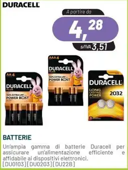 Buffetti Duracell Batterie offerta