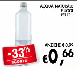 èccoMI Acqua naturale Fiuggi offerta