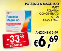 èccoMI Potassio Magnesio Matt offerta
