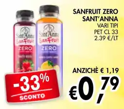èccoMI Sanfruit zero Sant'Anna offerta