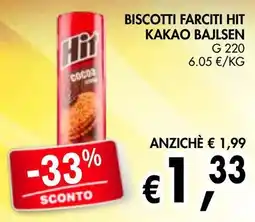 èccoMI Biscotti farciti Hit Kakao Bajlsen offerta