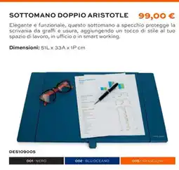 Buffetti Sottomano doppio aristotle offerta