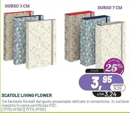 Buffetti Scatole Living Flower offerta