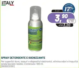 Buffetti Spray detergente e igienizzante offerta