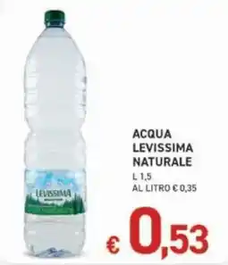 Coal Acqua levissima naturale offerta
