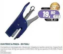 Buffetti Cucitrice a pinza - 30 fogli offerta