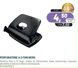 Buffetti Perforatore a 2 fori nero offerta