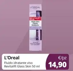 Acqua & Sapone L'Oreal Fluido idratante viso Revitalift Glass Skin offerta