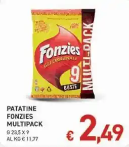 Coal Patatine Fonzies Multipack offerta