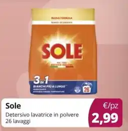 Acqua & Sapone Sole Detersivo lavatrice in polvere offerta