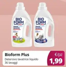 Acqua & Sapone Bioform Plus Detersivo lavatrice liquido offerta