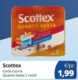 Acqua & Sapone Scottex Carta cucina Quanto basta offerta