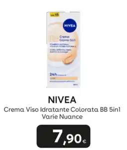 Idea bellezza NIVEA Crema Viso Idratante Colorata BB 5in1 offerta
