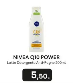Idea bellezza Nivea Q10 Power Latte Detergente Anti-Rughe offerta