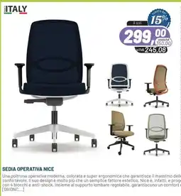 Buffetti Sedia operativa Nice offerta
