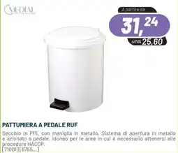 Buffetti Pattumiera a pedale Ruf offerta