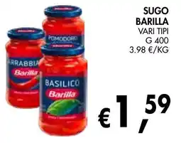 èccoMI Sugo Barilla vari tipi offerta
