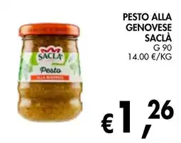 èccoMI Pesto alla genovese Sacla offerta