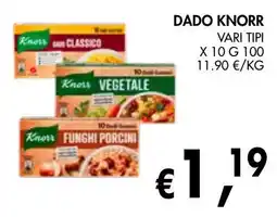 èccoMI Dado Knorr vari tipi offerta