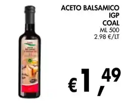 èccoMI Aceto balsamico IGP Coal offerta