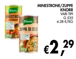 èccoMI Minestrone Knorr offerta
