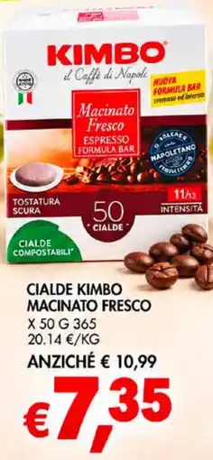 èccoMI Cialde Kimbo Macinato Fresco offerta
