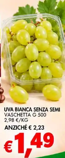 èccoMI Uva bianca senza semi offerta