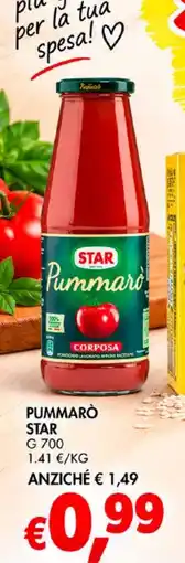 èccoMI Pummarò Star offerta