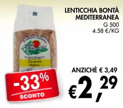 èccoMI Lenticchia Bontà Mediterranea offerta