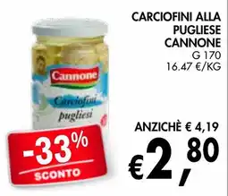 èccoMI Carciofini pugliesi Cannone offerta