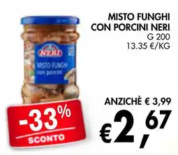 èccoMI Misto funghi con porcini Neri offerta