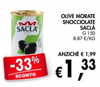 Olive morate snocciolate Saclà