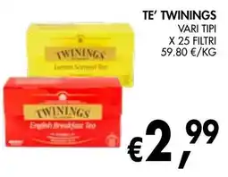 èccoMI Te' Twinings offerta