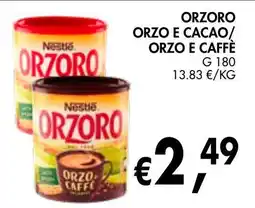 èccoMI Orzoro orzo e caffè offerta