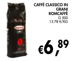 èccoMI Caffè classico in grani Romcaffè offerta