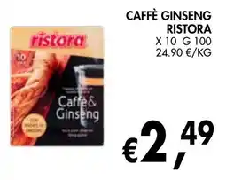 èccoMI Caffè Ginseng Ristora offerta