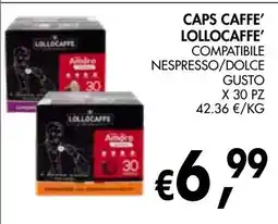 èccoMI Caps Caffè Lollocaffe compatibile Nespresso/Dolce Gusto offerta