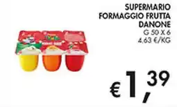 Superstore Coal Formaggio frutta Danone offerta