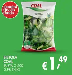 èccoMI Bietola Coal offerta