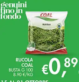 Superstore Coal Rucola Coal offerta