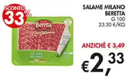 Coal Salame milano Beretta offerta