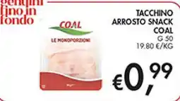 Coal Tacchino arrosto snack Coal offerta