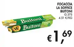 Coal Focaccia la soffice Buitoni offerta