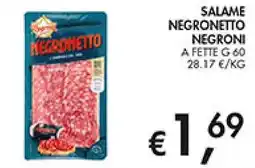 Coal Salame negronetto negroni offerta