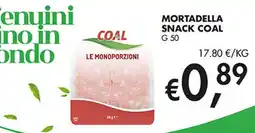 Coal Mortadella snack Coal offerta