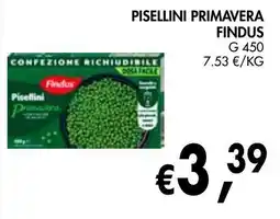 èccoMI Pisellini Primavera Findus offerta