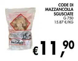 èccoMI Code di mazzancolla sgusciate offerta