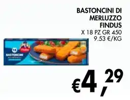 èccoMI Bastoncini di merluzzo Findus offerta