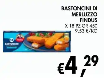 Bastoncini di merluzzo Findus