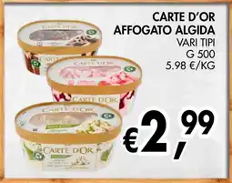 èccoMI Carte d'Or affogato offerta